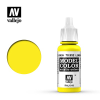 Краска матовая для миниатюр Vallejo Model Color - Lemon Yellow (70952) 17мл