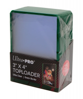 Набор Ultra-Pro Toploader 3x4 Green Border (25 шт.) (AW6297)