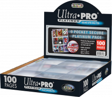 Набор листов Ultra Pro 3х3 платиновая серия с голограммой (83423) (100 шт.)