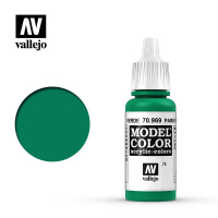 Краска матовая для миниатюр Vallejo Model Color - Park Green Flat (70969) 17мл