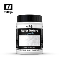 Краска имитация поверхности воды Vallejo Water Textures - Transparent Water (26201) 200 мл