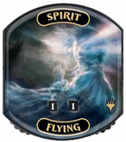 Токен Ultra Pro - Relic Tokens: Eternal Collection - Spirit (Flying) (foil)