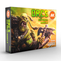 Набор Красок AK — Orcs and Green Models (AK11600) 6 красок по 17 мл