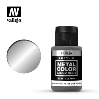 Краска металлик для аэрографа Vallejo Metal Color - Dark Aluminium (77703) 32 мл
