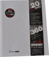 Альбом Ultra-Pro Pro-Binder c 20 встроенными листами 3х3 - Белый-с-непрозрачными-листами (AW3722)