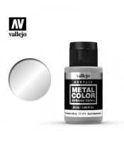Краска металлик для аэрографа Vallejo Metal Color - Semi Mate Aluminium (77716) 32 мм