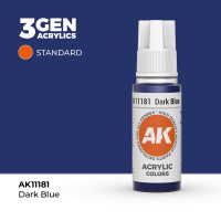 Краска для миниатюр AK Standard — Dark Blue (AK11181) 17 мл
