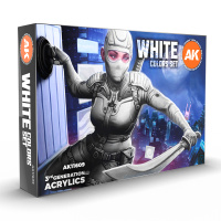 Набор Красок AK — White Colors Set (AK11609) 6 красок по 17 мл