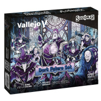 Набор красок Vallejo - Dark Future Set (72202) 12 красок по 18 мл + миниатюра