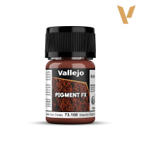 Пигмент (цветной порошок) Vallejo Pigments - Brown Iron Oxide (73108) 35 мл