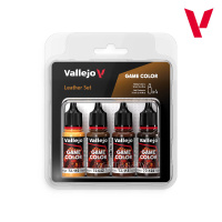 Набор красок Vallejo – Leather Color Set (72385) 4 краски по 18 мл