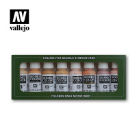 Набор красок Vallejo - Face & Skin Tones (70124) 8 красок по 17 мл