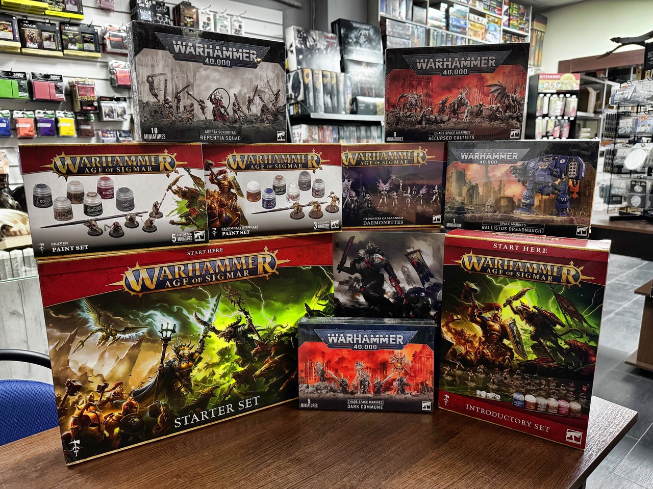 Поступление наборов по Warhammer!