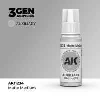 Разбавитель для красок AK — Matte Medium (AK11234) 17 мл