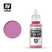 Краска матовая для миниатюр Vallejo Model Color - Pink (70958) 17мл