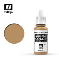 Краска матовая для миниатюр Vallejo Model Color - Desert Yellow (70977) 17мл
