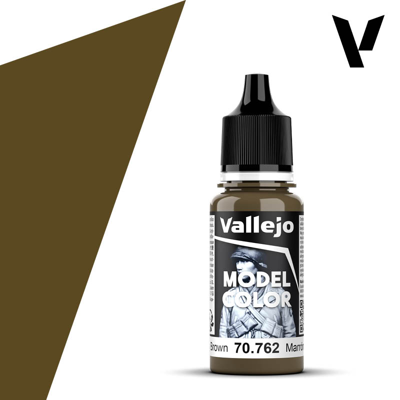Краска для миниатюр Vallejo Model Color – Grey Brown (70762) 18 мл