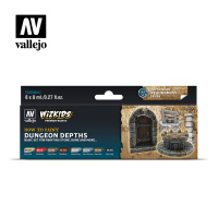 Набор красок Vallejo - Dungeon Depths (80251) 8 красок по 8 мл
