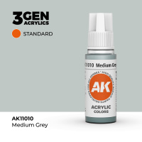 Краска для миниатюр AK Standard — Medium Grey (AK11010) 17 мл