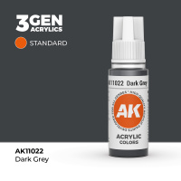 Краска для миниатюр AK Standard — Dark Grey (AK11022) 17 мл