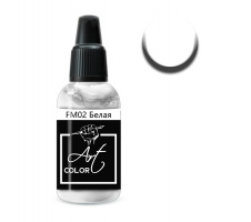 Краска Pacific88 Art Color — Белая (White) (FM02) 10 мл