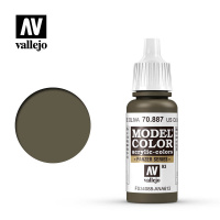 Краска матовая для миниатюр Vallejo Model Color - US Olive Drab (70887) 17мл