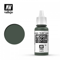 Краска матовая для миниатюр Vallejo Model Color - Dark Bluegrey (70867) 17мл