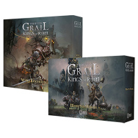 Набор миниатюр для игры Осквернённый Грааль. Короли краха. Встречи в искаженье и Герои-наездники