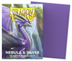 Протекторы Матовые Dragon Shield — Nebula & Silver Matte Dual (AT-15075)