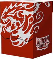 Пластиковая коробочка  Shell - Red/Black (100+ карт) (AT-30707)