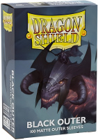 Протекторы Матовые Dragon Shield — Black Matte Outer Sleeves (AT-13003)