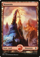 Гора / Mountain (#267) (Full Art) Battle for Zendikar