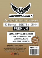 Премиум протекторы MayDay Sleeves 50 шт. (75x105мм) (MDG-7151)