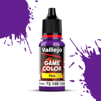 Краска (флуоресцентная) для миниатюр Vallejo Game Color - Fluorescent Violet (72159) 18 мл