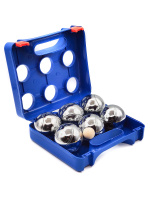 Спортивная игра "Петанк", 6 шаров в синем пластиковом кейсе (Уценка)