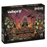 Набор красок Vallejo - Fantasy Paint Set (72203) 12 красок по 18 мл + миниатюра