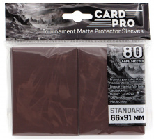 Протекторы Card-Pro для ККИ - Коричневые (80 шт.) 66x91 мм (CP-007)
