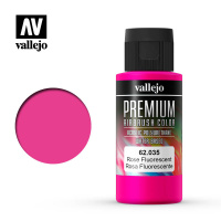 Краска (флуоресцентная) для миниатюр Vallejo Premium Color - Fluorescent Rose (62035) 60 мл