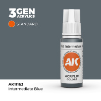 Краска для миниатюр AK Standard — Intermediate Blue (AK11163) 17 мл
