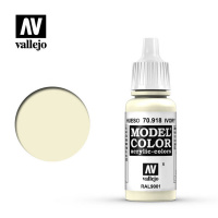 Краска матовая для миниатюр Vallejo Model Color - Ivory (70918) 17мл