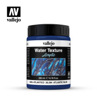 Краска имитация поверхности воды Vallejo Water Textures - Atlantic Blue (26204) 200 мл
