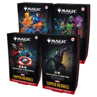 MTG Набор из 4 командирских колод Marvel Super Heroe (англ.)
