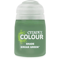 Краска для миниатюр Citadel Shade: Kroak green (24-29) 18 мл
