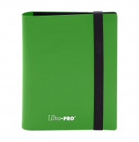Альбом Ultra Pro — Eclipse PRO-Binder с 20 встроенными листами 2x1 - Lime Green (AW12955)