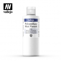 Полиуретановый матовый лак Vallejo Varnish - Polyurethane Matt Varnish (27651) 200 мл