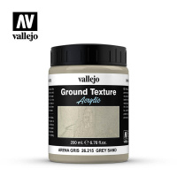 Рельефная краска Vallejo Diorama Effects - Grey Sand (26215) 200 мл
