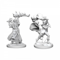 Pathfinder Deep Cuts Unpainted Miniatures - Human Female Cleric (WZK72601)