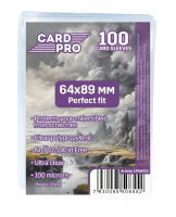 Прозрачные протекторы Card-Pro Perfect Fit для ККИ (100 шт.) 64x89 мм (100 микрон)