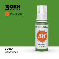 Краска для миниатюр AK Standard — Light Green (AK11141) 17 мл