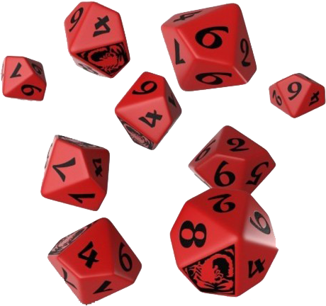 Набор кубиков Legend of the Five Rings Scorpion Clan 10D10 Dice (SL5R62)